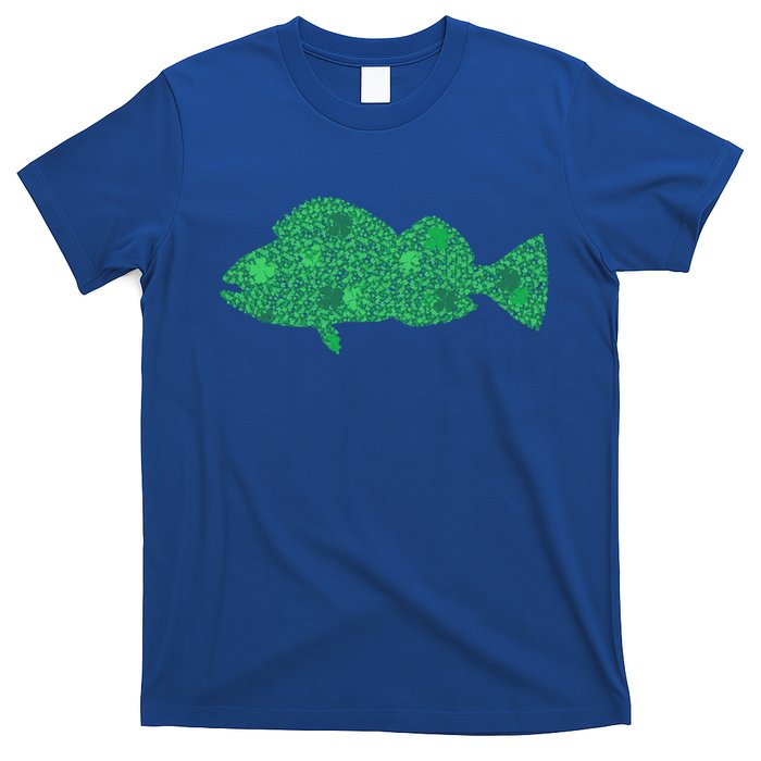 Green Clover Fish St Patrick's Day Love Fishing Great Gift T-Shirt