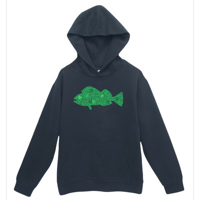 Green Clover Fish St Patrick's Day Love Fishing Great Gift Urban Pullover Hoodie