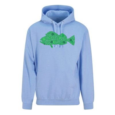 Green Clover Fish St Patrick's Day Love Fishing Great Gift Unisex Surf Hoodie