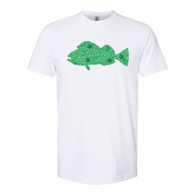 Green Clover Fish St Patrick's Day Love Fishing Great Gift Softstyle CVC T-Shirt