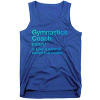 Gymnastics Coach Funny Sports Definition Trainer Instructor Cute Gift Tank Top