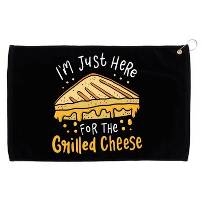 Grilled Cheese Funny Gift I'm Just Here For The Grilled Cheese Cool Gift Grommeted Golf Towel