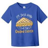 Grilled Cheese Funny Gift I'm Just Here For The Grilled Cheese Cool Gift Toddler T-Shirt