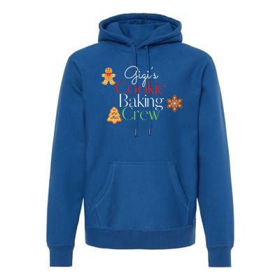 Gigi’S Christmas Family Matching Group Cookie Baking Crew Gift Premium Hoodie