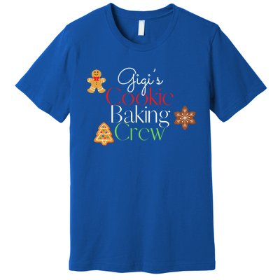 Gigi’S Christmas Family Matching Group Cookie Baking Crew Gift Premium T-Shirt