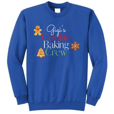 Gigi’S Christmas Family Matching Group Cookie Baking Crew Gift Tall Sweatshirt