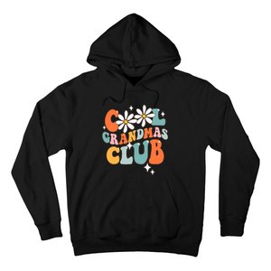 Groovy Cool Grandmas Club Funny Smile Mothers Day Hoodie