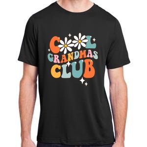 Groovy Cool Grandmas Club Funny Smile Mothers Day Adult ChromaSoft Performance T-Shirt