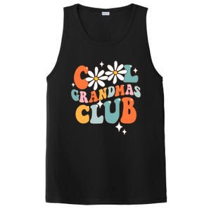 Groovy Cool Grandmas Club Funny Smile Mothers Day PosiCharge Competitor Tank