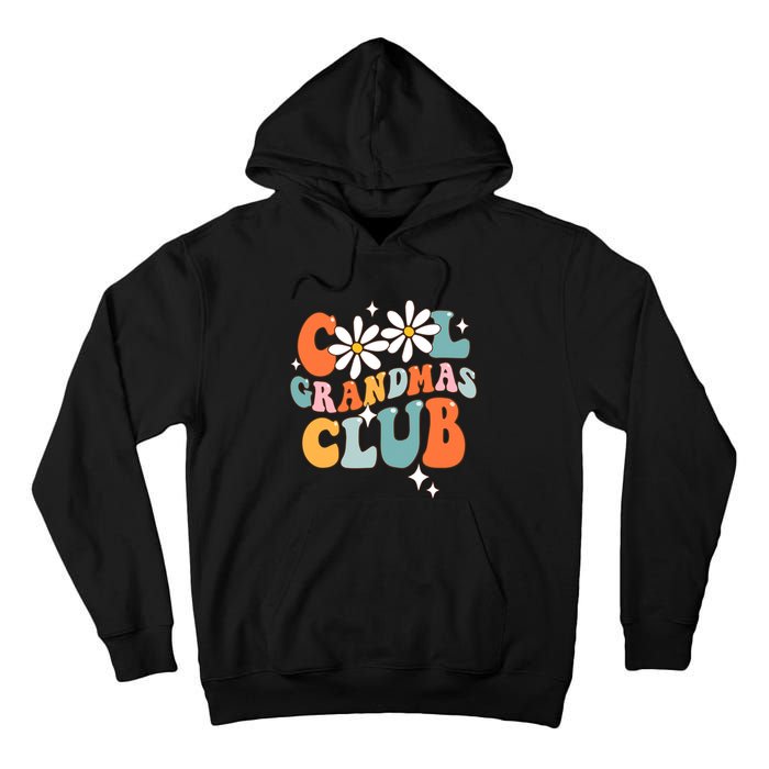 Groovy Cool Grandmas Club Funny Smile Mothers Day Tall Hoodie