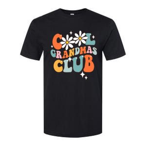 Groovy Cool Grandmas Club Funny Smile Mothers Day Softstyle CVC T-Shirt