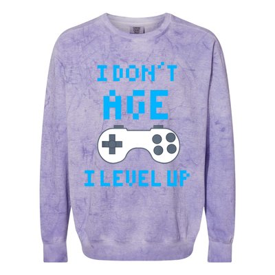 Gaming Cool Gift Colorblast Crewneck Sweatshirt