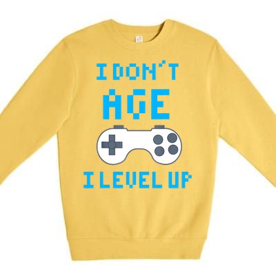 Gaming Cool Gift Premium Crewneck Sweatshirt