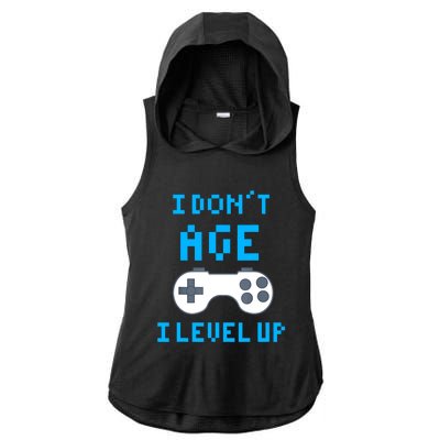 Gaming Cool Gift Ladies PosiCharge Tri-Blend Wicking Draft Hoodie Tank