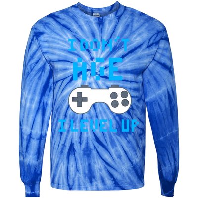 Gaming Cool Gift Tie-Dye Long Sleeve Shirt