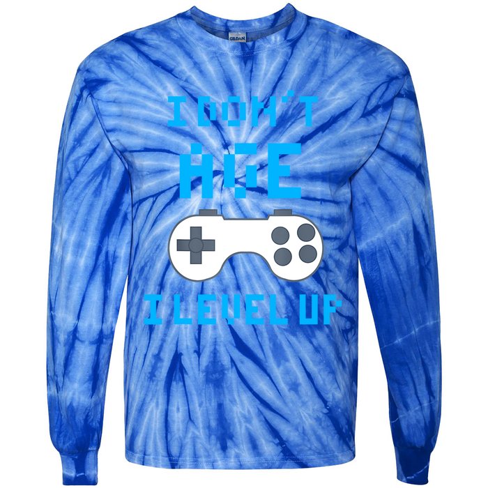 Gaming Cool Gift Tie-Dye Long Sleeve Shirt