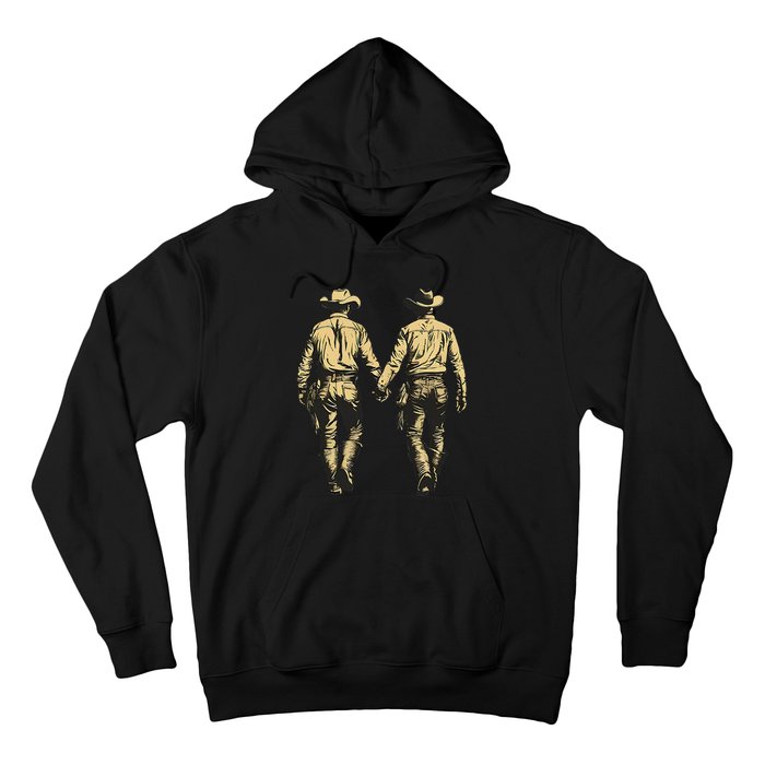 Gay Cowboy Gay Western Lgbtqia Gay Rodeo Hoodie