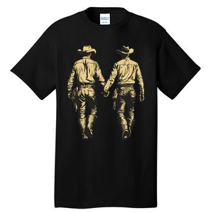 Gay Cowboy Gay Western Lgbtqia Gay Rodeo Tall T-Shirt