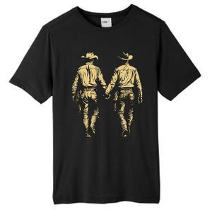 Gay Cowboy Gay Western Lgbtqia Gay Rodeo Tall Fusion ChromaSoft Performance T-Shirt