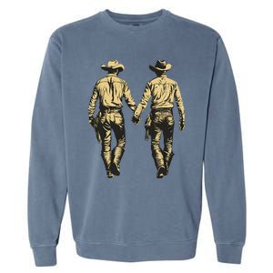 Gay Cowboy Gay Western Lgbtqia Gay Rodeo Garment-Dyed Sweatshirt