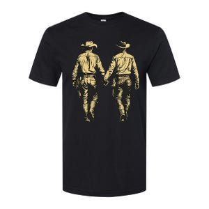 Gay Cowboy Gay Western Lgbtqia Gay Rodeo Softstyle CVC T-Shirt