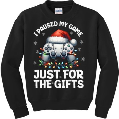 Gamer Christmas Gaming Xmas Video Games Christmas Pj Kids Sweatshirt