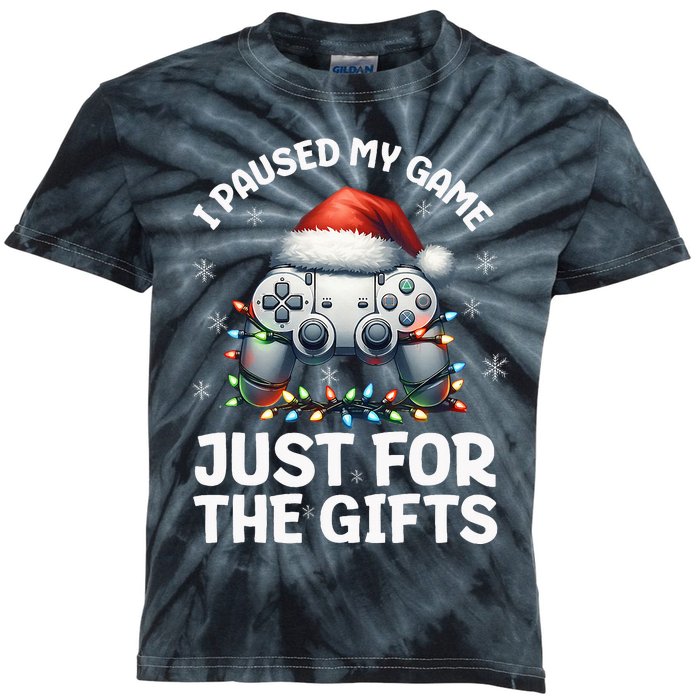 Gamer Christmas Gaming Xmas Video Games Christmas Pj Kids Tie-Dye T-Shirt