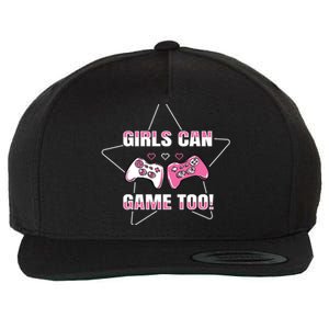 Gaming Can Game Too Gamer Funny Gift Wool Snapback Cap