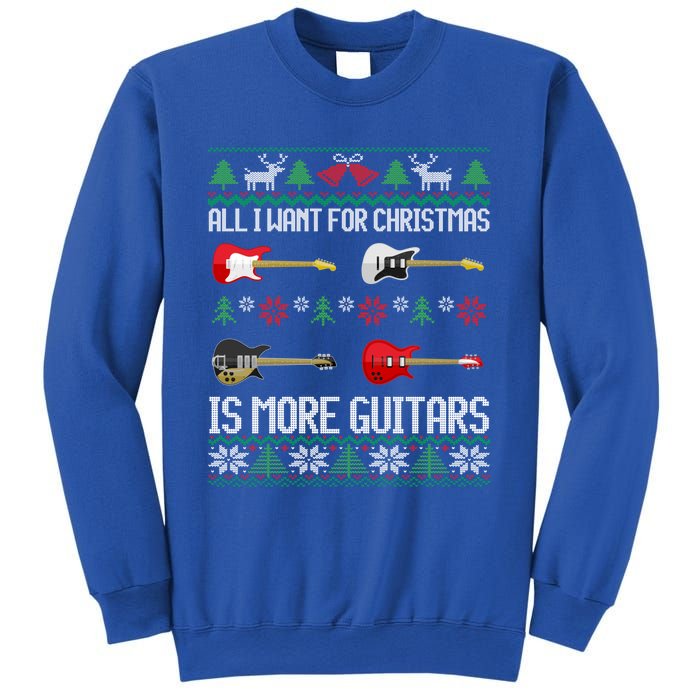 Guitars Christmas Guitarist Guitar Ugly Christmas Cute Gift Sweatshirt