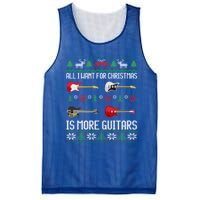 Guitars Christmas Guitarist Guitar Ugly Christmas Cute Gift Mesh Reversible Basketball Jersey Tank