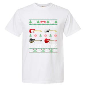 Guitars Christmas Guitarist Guitar Ugly Christmas Cute Gift Garment-Dyed Heavyweight T-Shirt