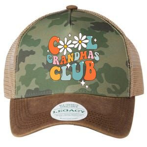 Groovy Cool Grandmas Club Funny Smile Mother's Day Legacy Tie Dye Trucker Hat