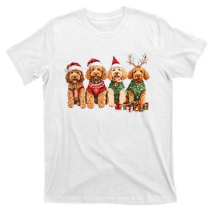 Goldendoodle Christmas Golden Doodle Pajamas For Women T-Shirt