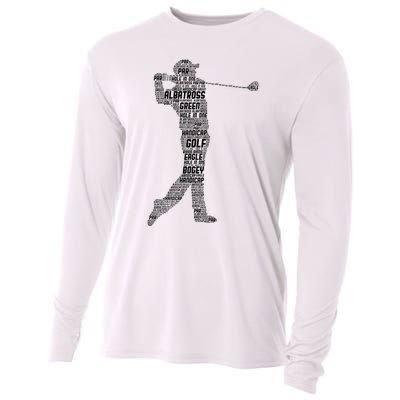 Golf Club Golfer Golfing Cooling Performance Long Sleeve Crew