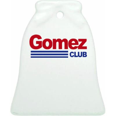 Gomez Club Ceramic Bell Ornament