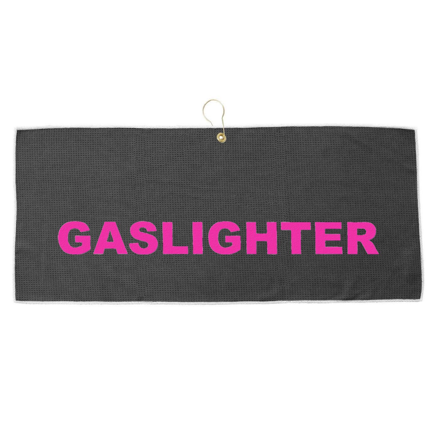 Gaslighter Chicks Large Microfiber Waffle Golf Towel