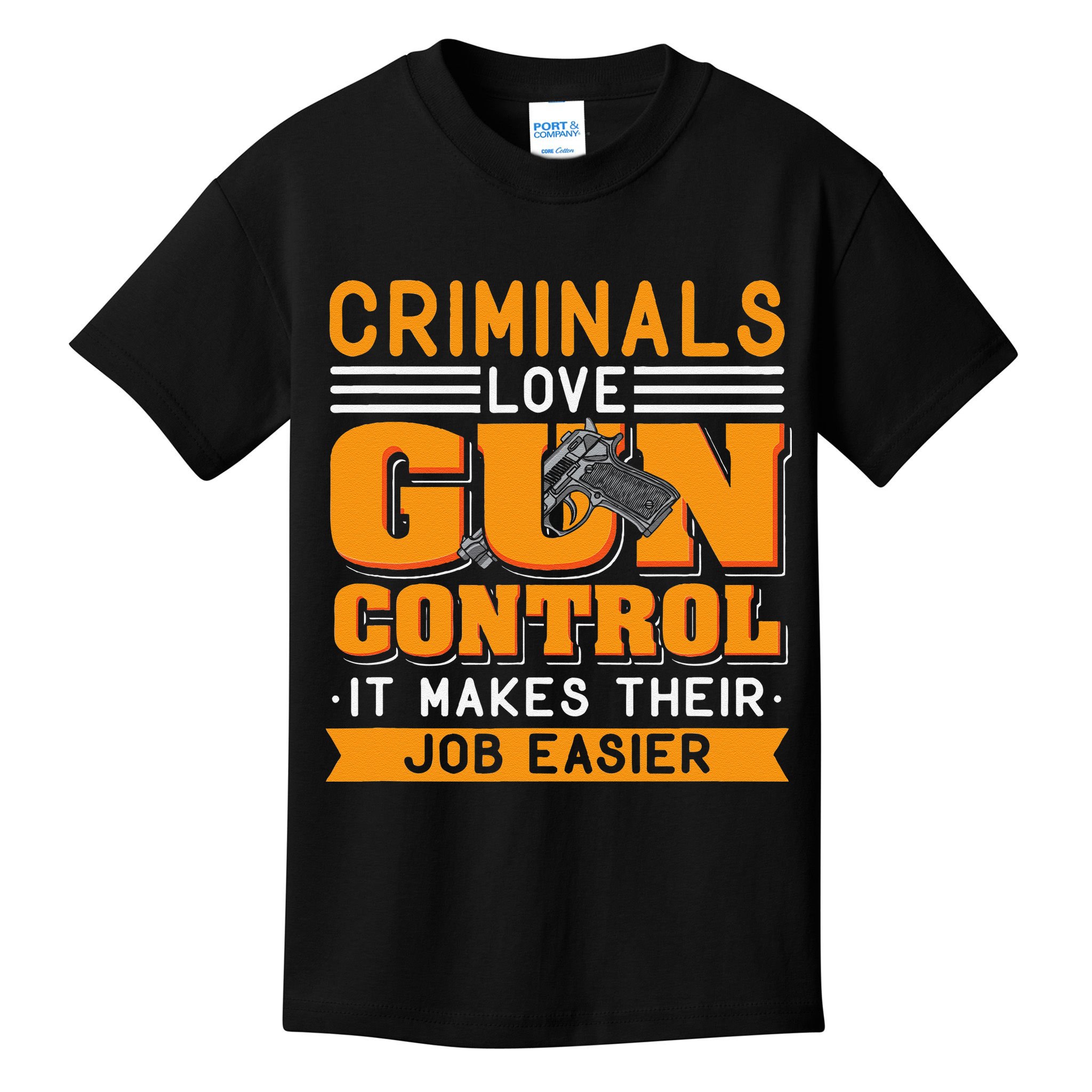 Gun Control Gun Rights Pro Gun Second Amendment Firearms Kids T-Shirt