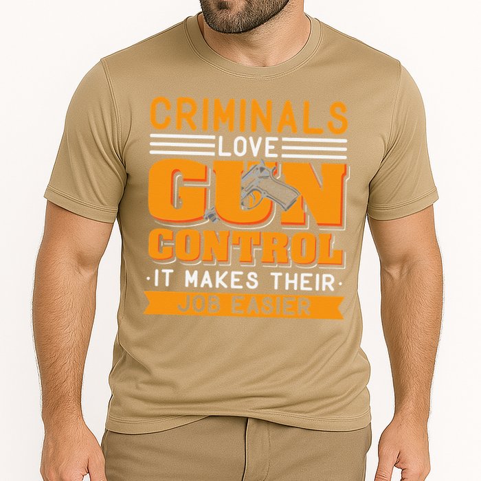 Gun Control Gun Rights Pro Gun Second Amendment Firearms Cooling Performance Crew T-Shirt