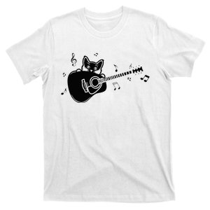 Guitarist Cat Guitar Music Lover T-Shirt