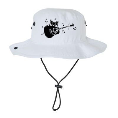 Guitarist Cat Guitar Music Lover Legacy Cool Fit Booney Bucket Hat