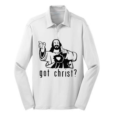 Got Christ Silk Touch Performance Long Sleeve Polo