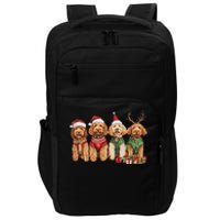 Goldendoodle Christmas Golden Doodle Pajamas For Women Impact Tech Backpack