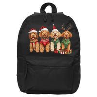 Goldendoodle Christmas Golden Doodle Pajamas For Women 16 in Basic Backpack