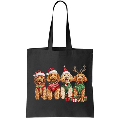 Goldendoodle Christmas Golden Doodle Pajamas For Women Bag