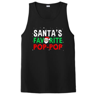 Grandpa Christmas Gift SantaS Favorite Poppop Gift PosiCharge Competitor Tank