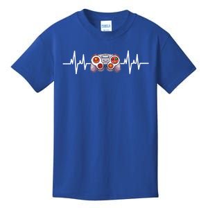 Gamer Controller Gaming Heartbeat Cool Gift Kids T-Shirt