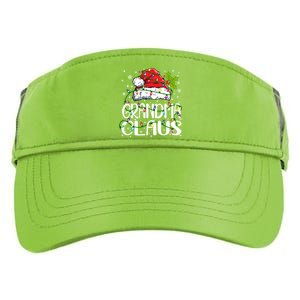 Grandma Claus Gift Christmas Lights Pajama Family Matching Gift Adult Drive Performance Visor