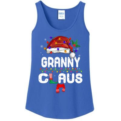 Granny Claus Gift Christmas Pajama Family Matching Xmas Cute Gift Ladies Essential Tank