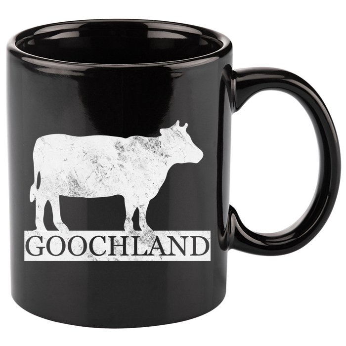 Goochland Cow 11oz C Handle Ceramic Mug