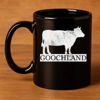 Goochland Cow 11oz C Handle Ceramic Mug